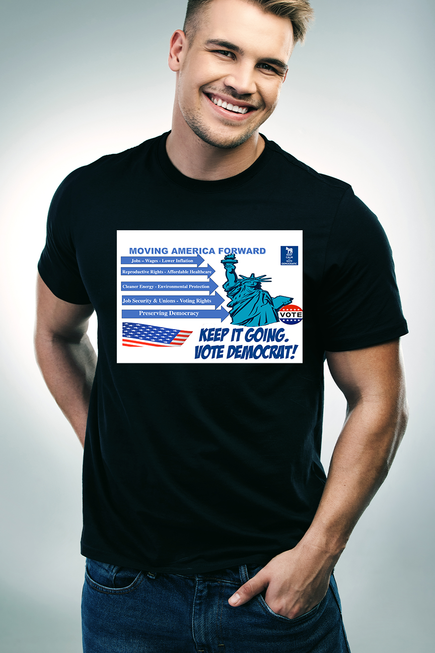 DEMS The American Team Black Tees