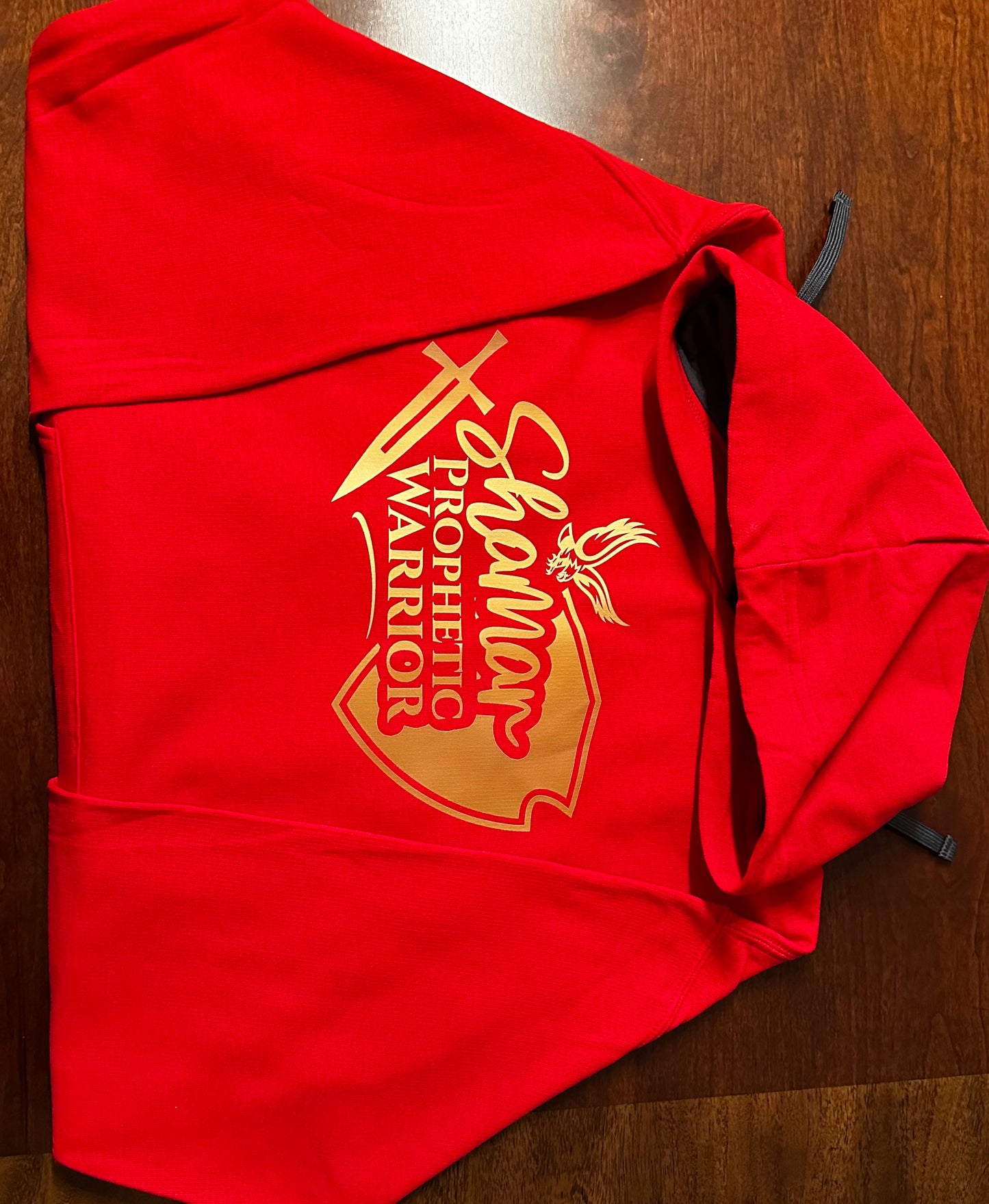 Shamar Prophetic Warrior Red Hoodie