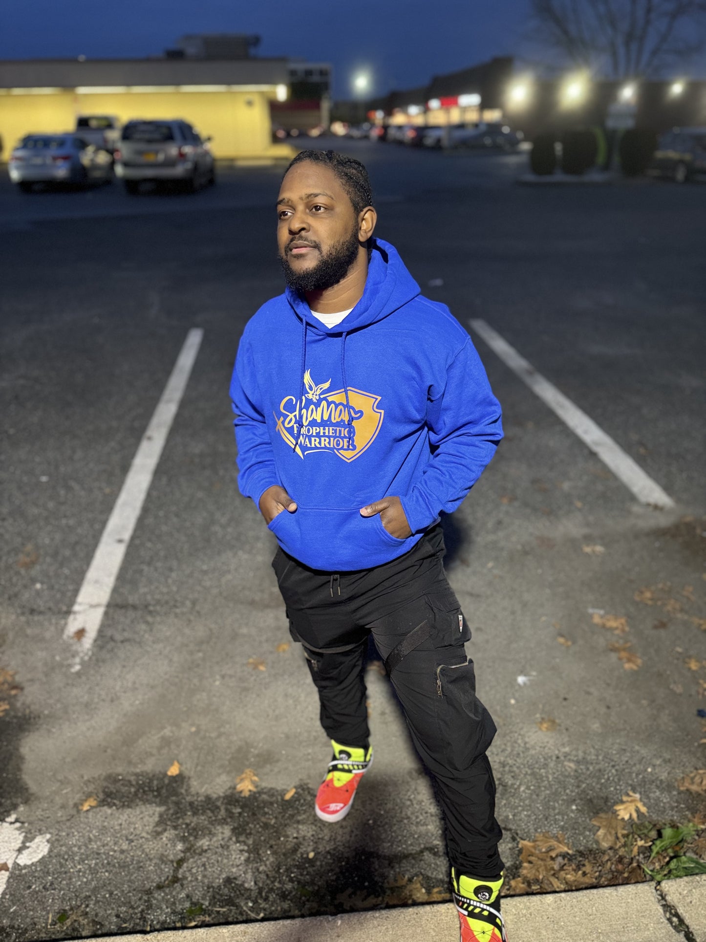 Shamar Prophetic Warrior Blue Hoodie
