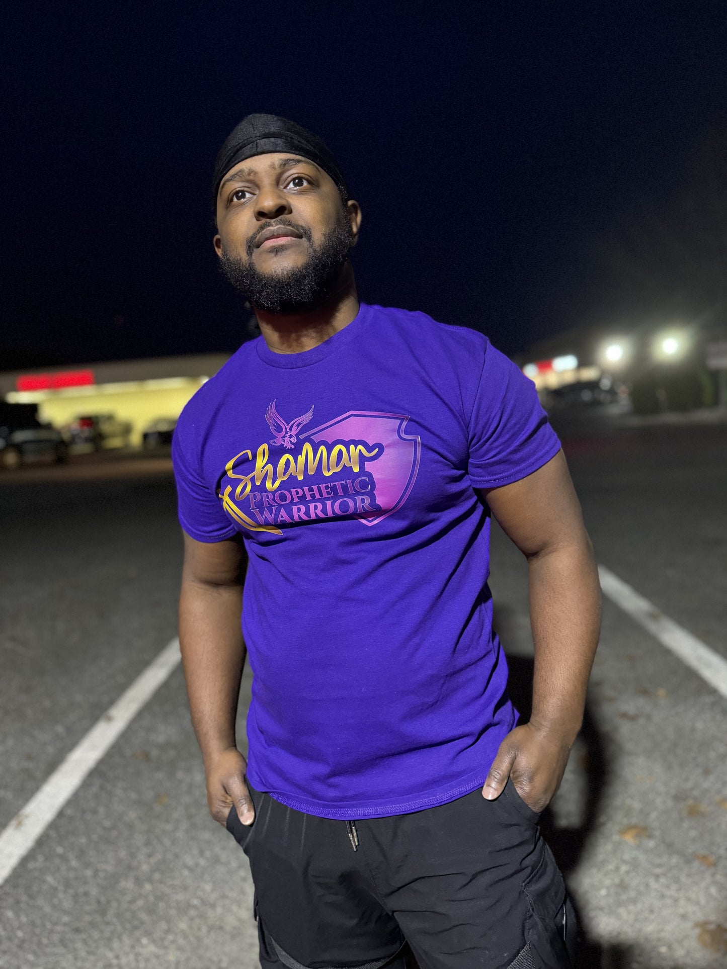 Shamar Prophetic Warrior Purple T-Shirt