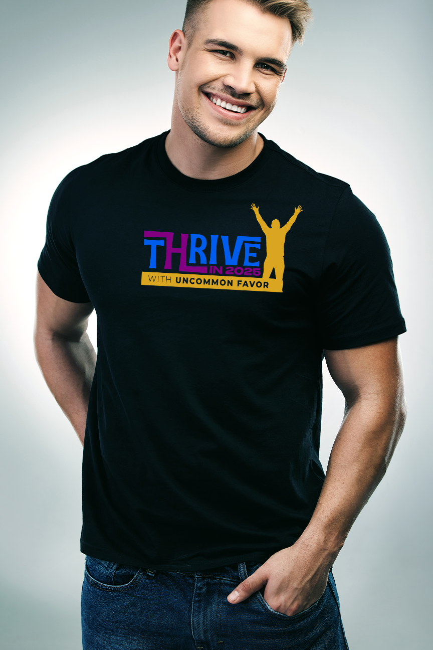 A-1 Thrive In 2025 Tshirts with Male image