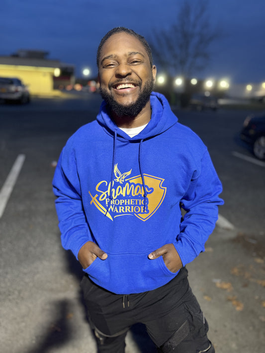 Shamar Prophetic Warrior Blue Hoodie