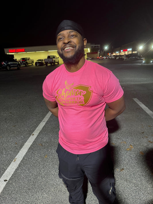 Shamar Prophetic Warrior Pink T-Shirt