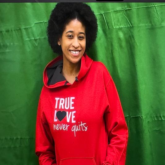 True Love Never Fails Red Hoodie