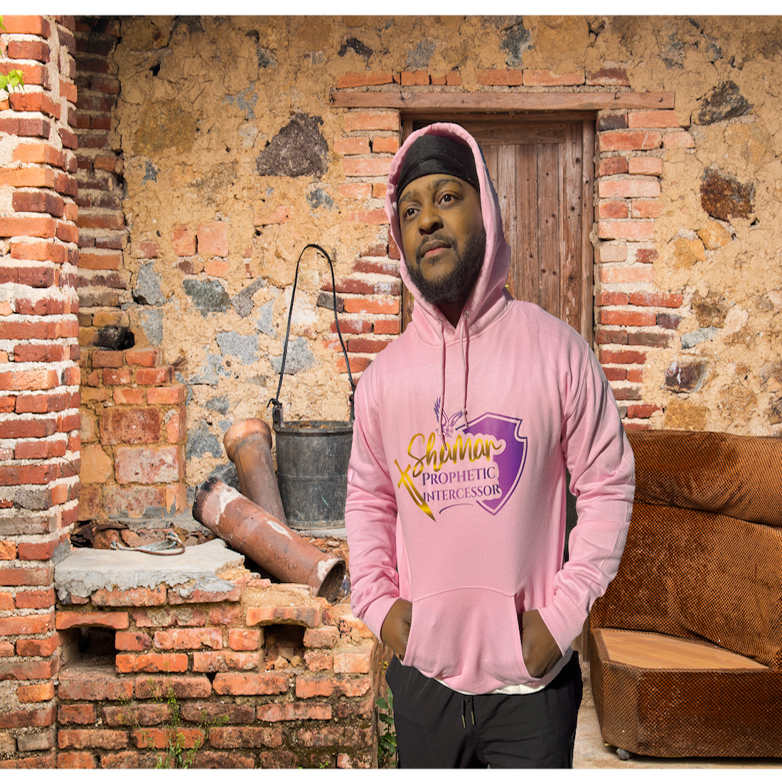 Shamar Prophetic Intercessor Pink Hoodie