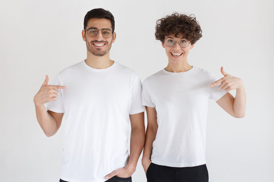 Blank Ringspun Crew-Neck Tees